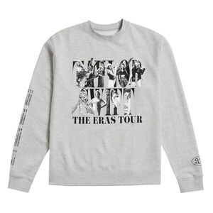 Taylor Swift The Eras Tour Gray Crewneck 2023